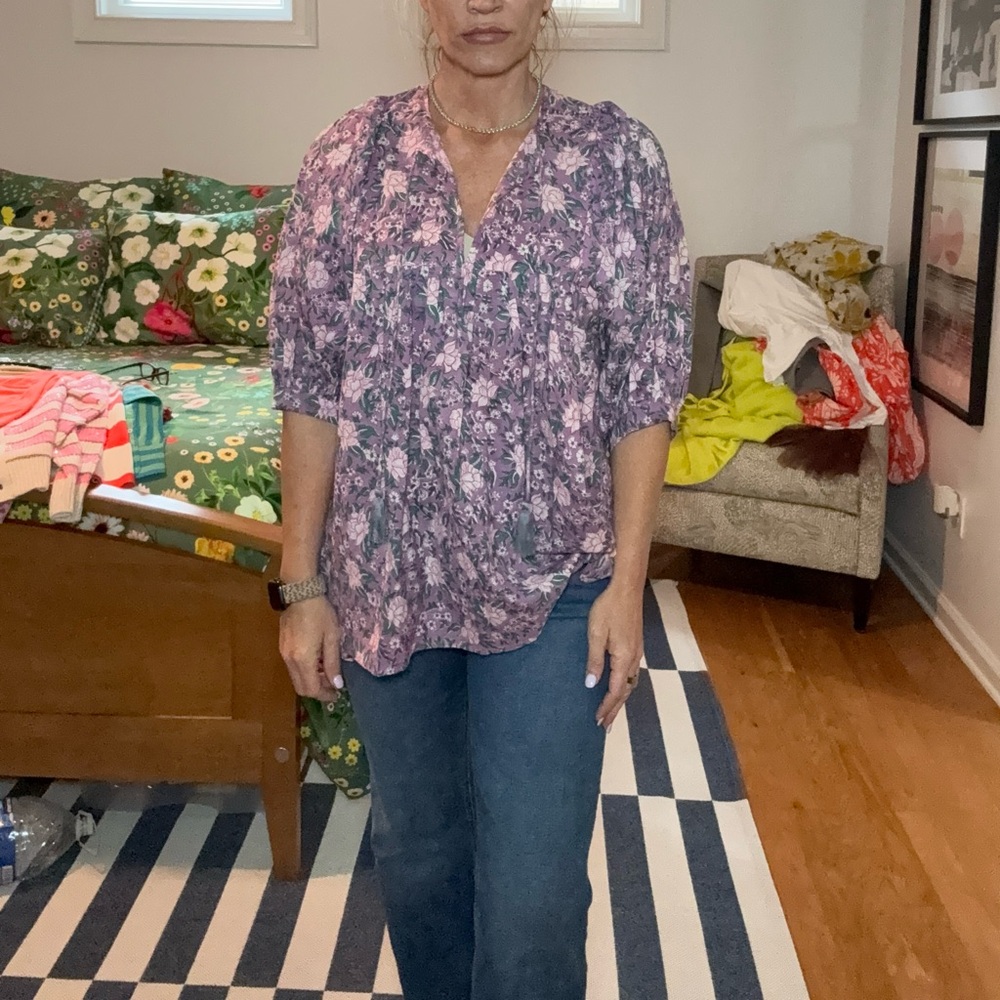 Mille Thalia top Floral in Purple - Picture 2 of 7